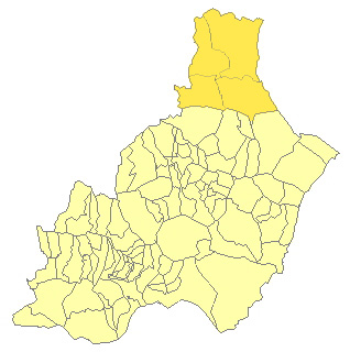 La comarca de Los Vlez en la provincia de Almera